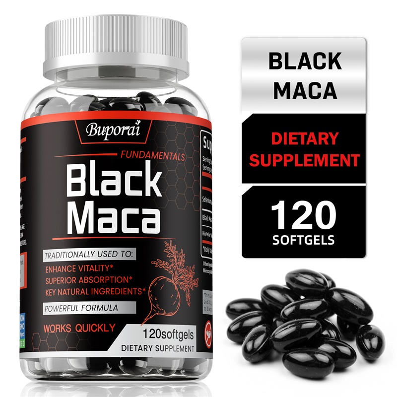 Herbal Queen - Supplément de Maca noire - Améliore