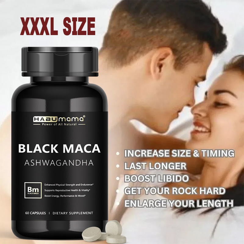 Herbal Queen - Capsules de maca noire améliorant le