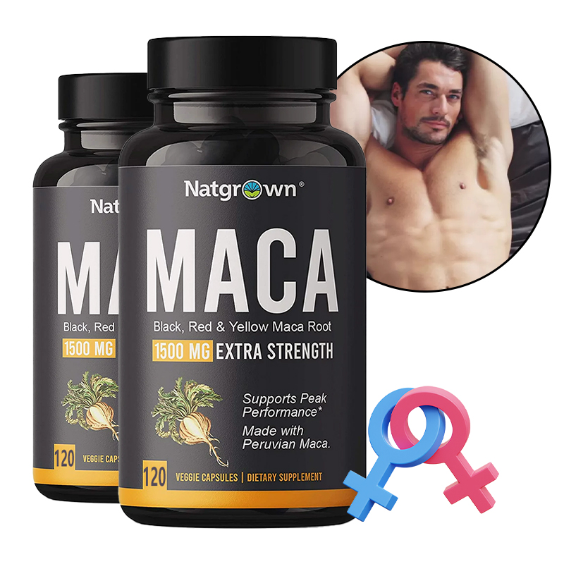 Herbal Queen - Capsules de racine de maca (noir