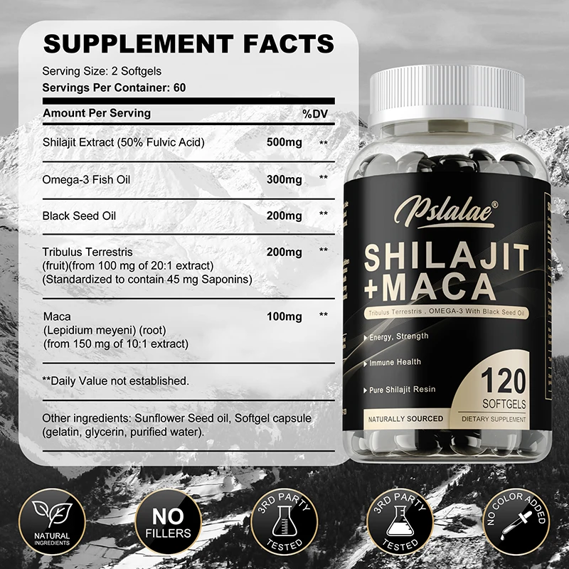 Shilajit + capsules de maca –  - Herbal Queen avis et prix