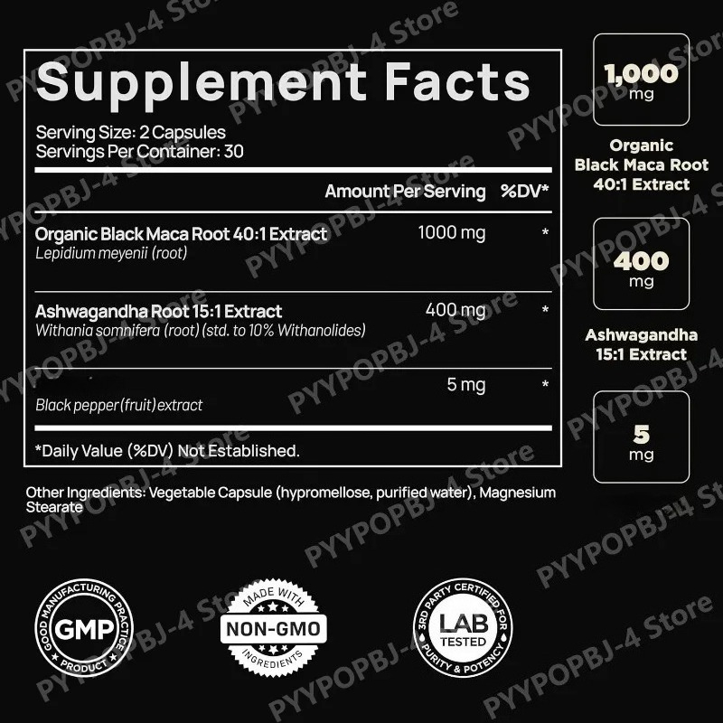 Extrait de racine de Maca noir - Herbal Queen avis et prix